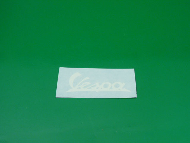Adesivo Vespa per casco cm 7.2 bianco