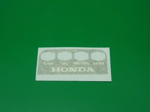 @ Honda 500 four adesivo cruscotto nero @