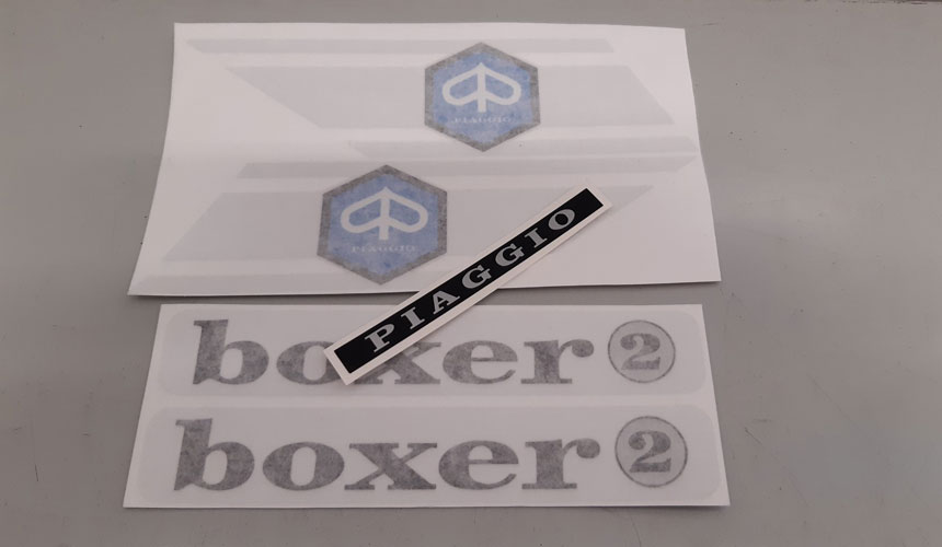 Serie adesivi Piaggio Boxer 2