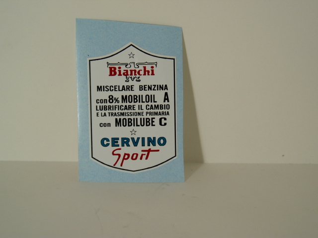 Bianchi Sport Cervino etichetta