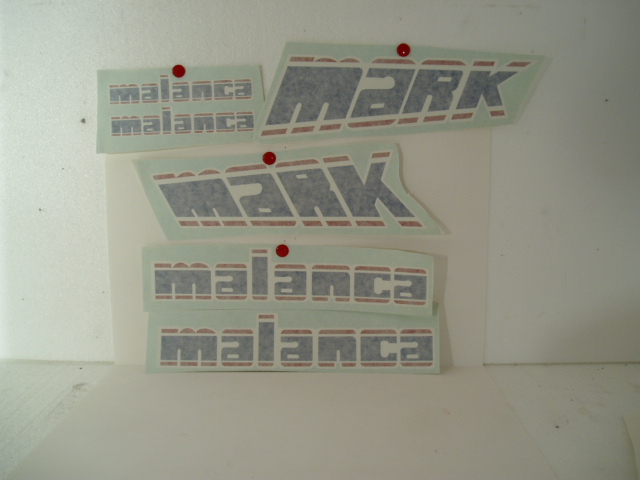 Malanca Mark serie adesivi