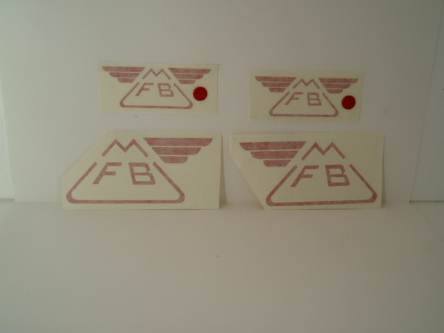 FBM serie adesivi rossi