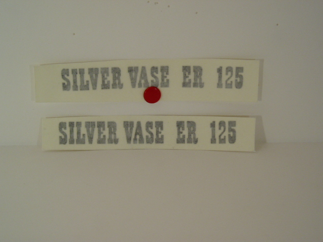 SWM silver vase ER 125 adesivi