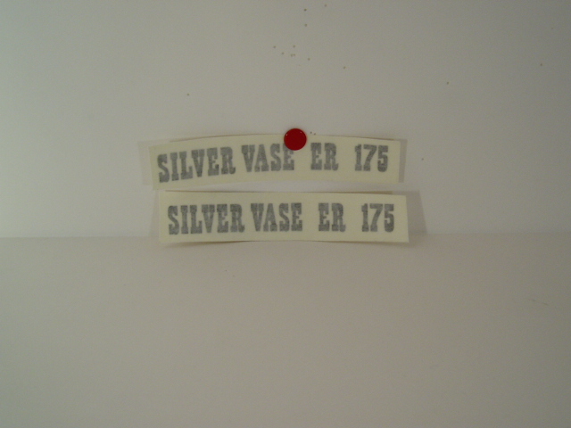 SWm silver vase ER 175 adesivi