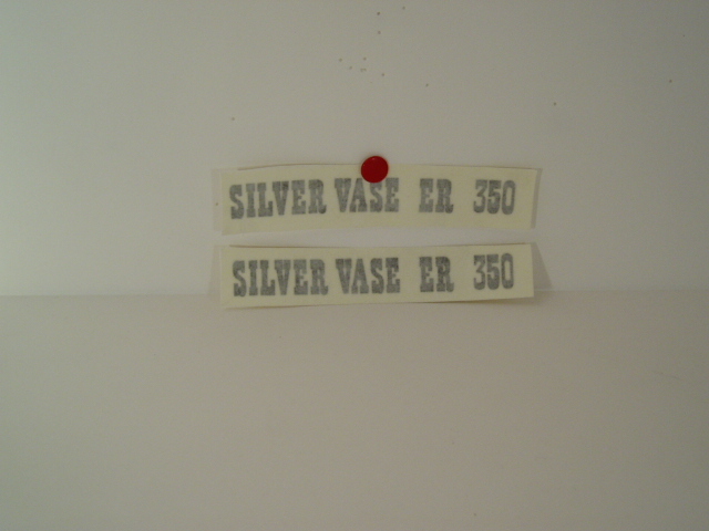 SWM silver vase ER 350 adesivi