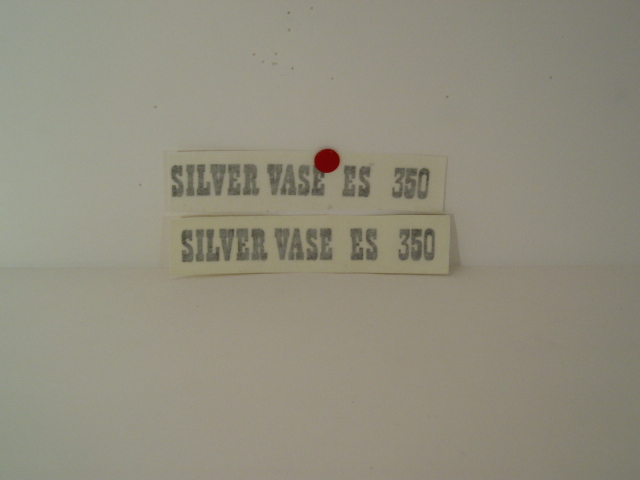 SWM silver vase ES 350 adesivi