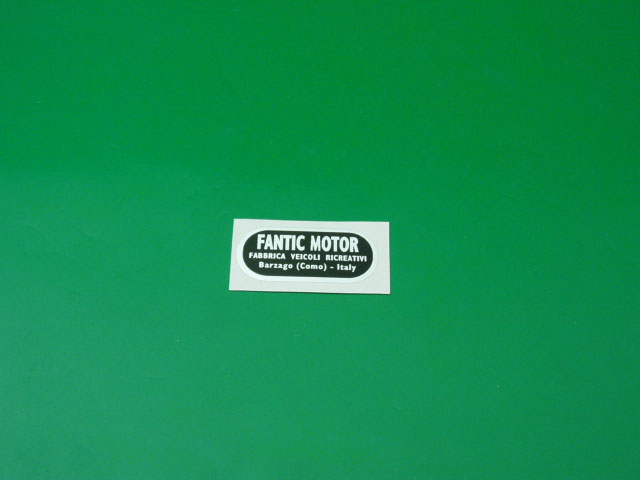 Fantic Motor etichetta telaio