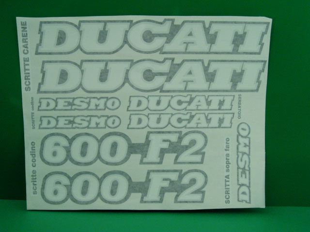 Ducati 600 F-2 adesivi