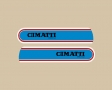 cimatti sagittario II serie adesivi serbatoio  @