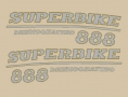 Duacti 888 superbike desmoquattro adesivi carene @