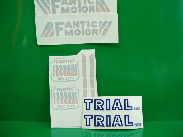 Fantic Motor 50 Trial serie adesivi @