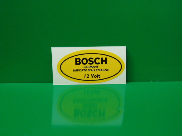 Porsche BOSCH 12V adesivo