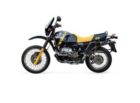BMW R 100 GS '87 adesivi moto nera @