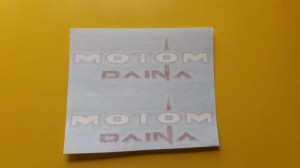 Motom Daina serie adesivi @