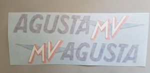 MV Agusta adesivi cm28 @