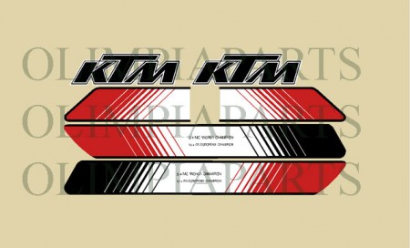 @ KTM world champion adesivi @