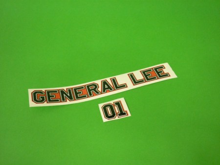 General Lee 01 adesivo cm 25 x 3.5