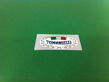 Tommaselli adesivo cromo oro azzurro rosso verde